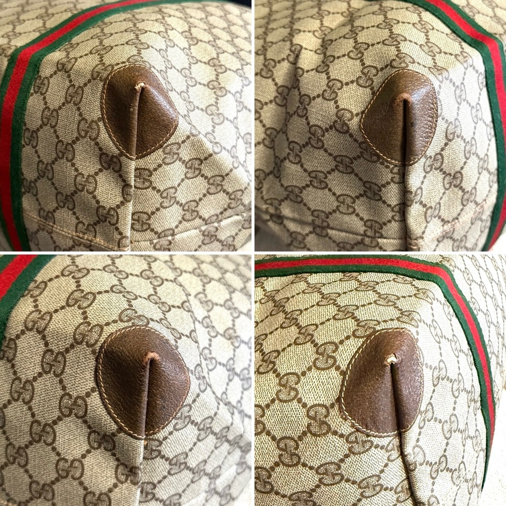 Authentic GUCCI travel bag/ XL tote brown monogram coated canvas - Picture 12 of 16